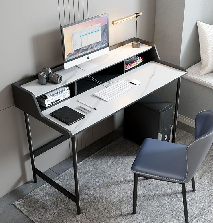 Computer Table Sintered Stone Office Desk Study Table