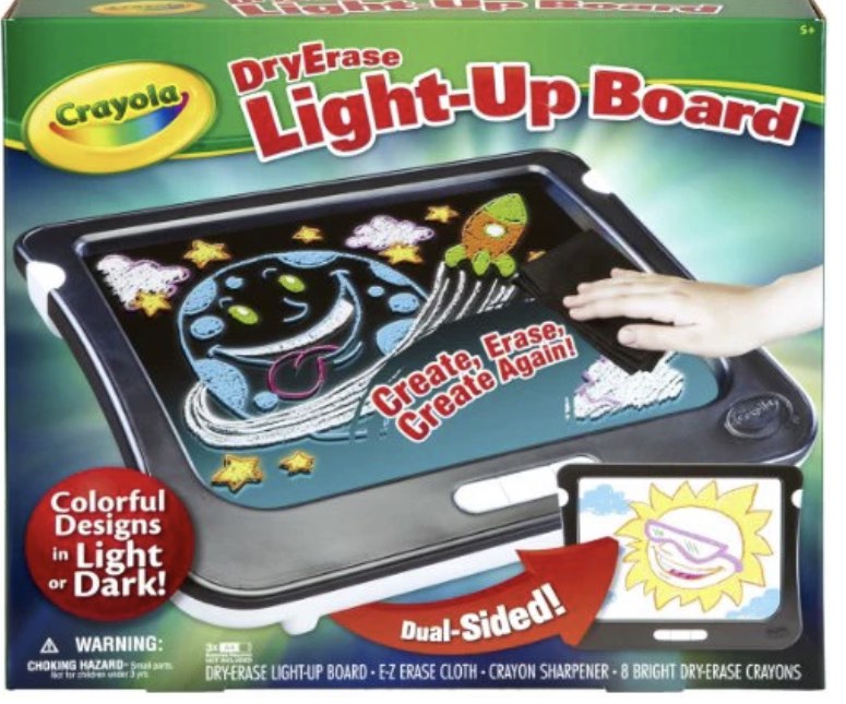 Crayola DryErase LightUp Board, Hobbies & Toys, Toys & Games on Carousell