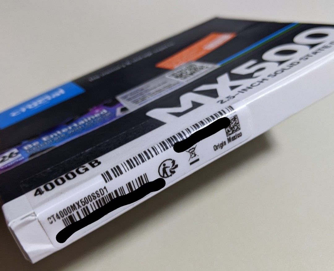 CNY Spring Cleaning Crucial MX500 4TB SSD with Local SG 5 Year Convergent Warranty SATA 6GB s 2.5
