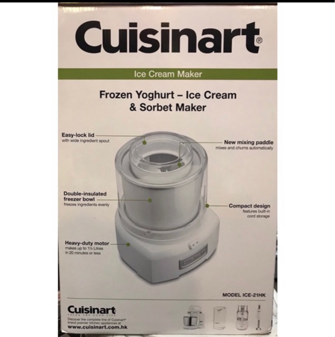 Cuisinart Sorbet Maker, TV & Home Appliances, Kitchen Appliances, Ice