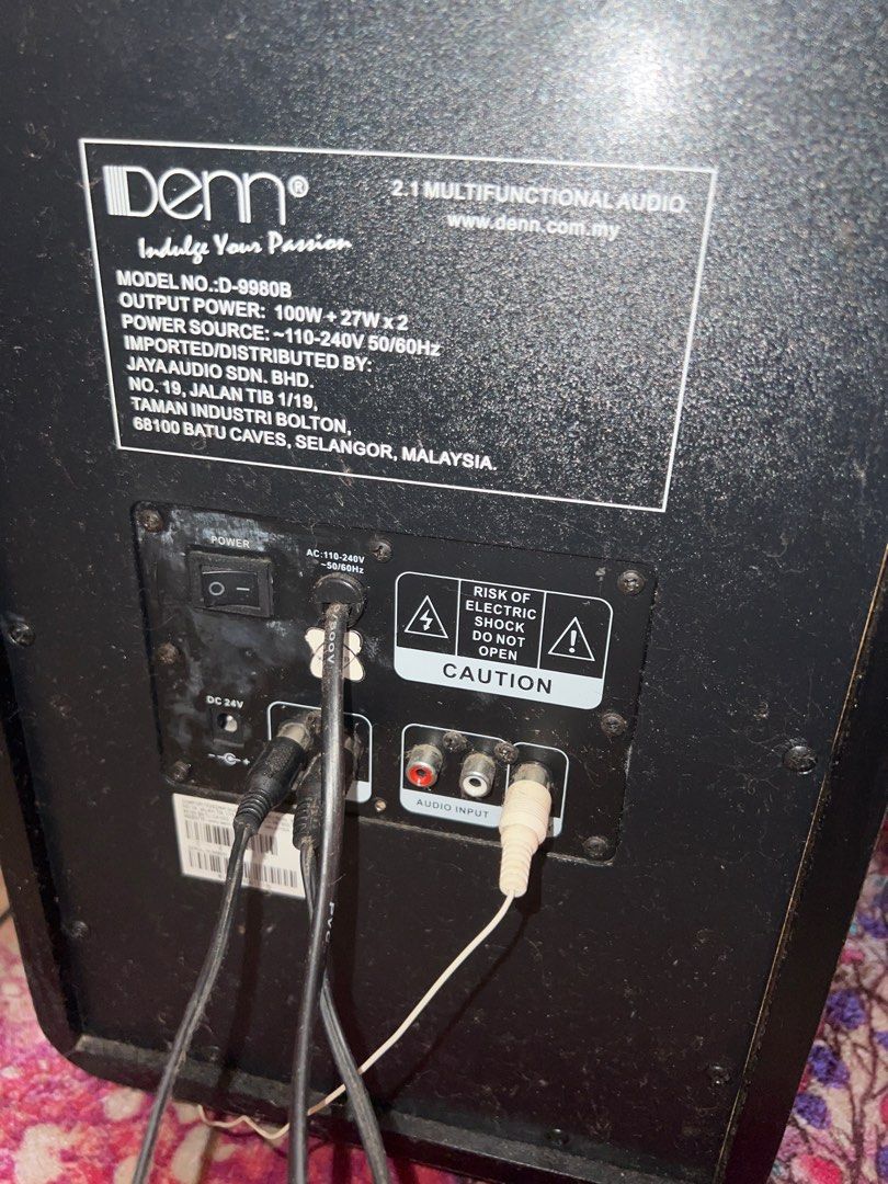 Denn Home Speaker, Audio, Soundbars, Speakers & Amplifiers on Carousell