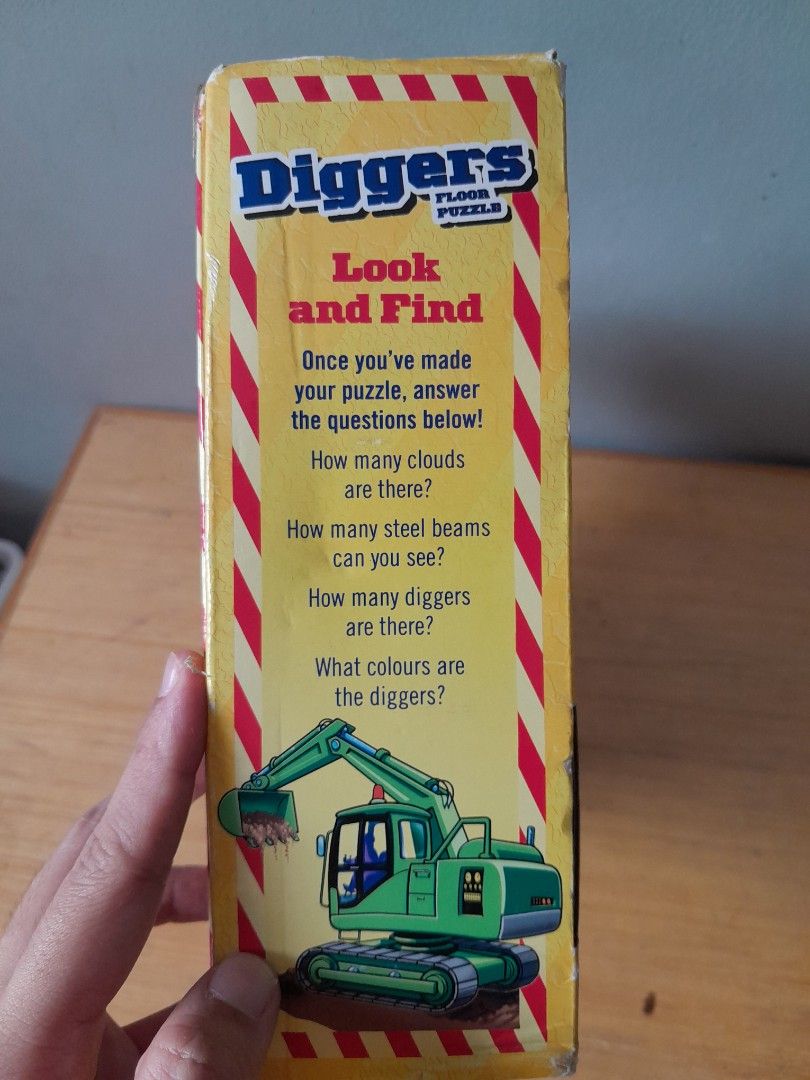 Diggers Floor Puzzle, Hobbies & Toys, Toys & Games on Carousell