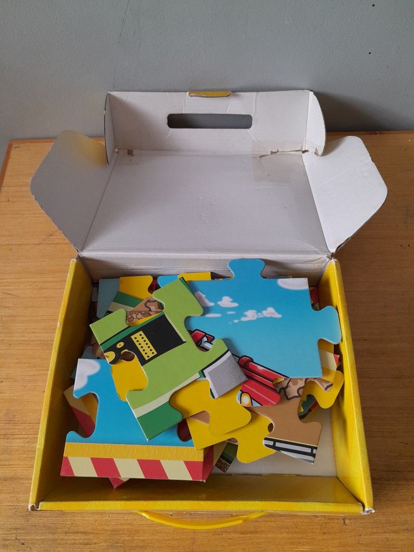 Diggers Floor Puzzle, Hobbies & Toys, Toys & Games on Carousell