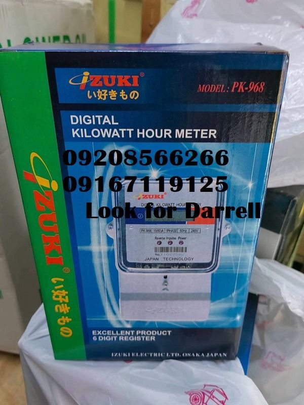 DIGITAL KILOWATT HOUR METER ( SUB-METER ), Furniture & Home Living ...