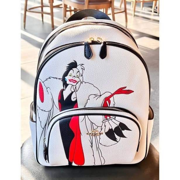 Disney X Coach Mini Court Backpack With Cruella Motif Women #39 s Fashion