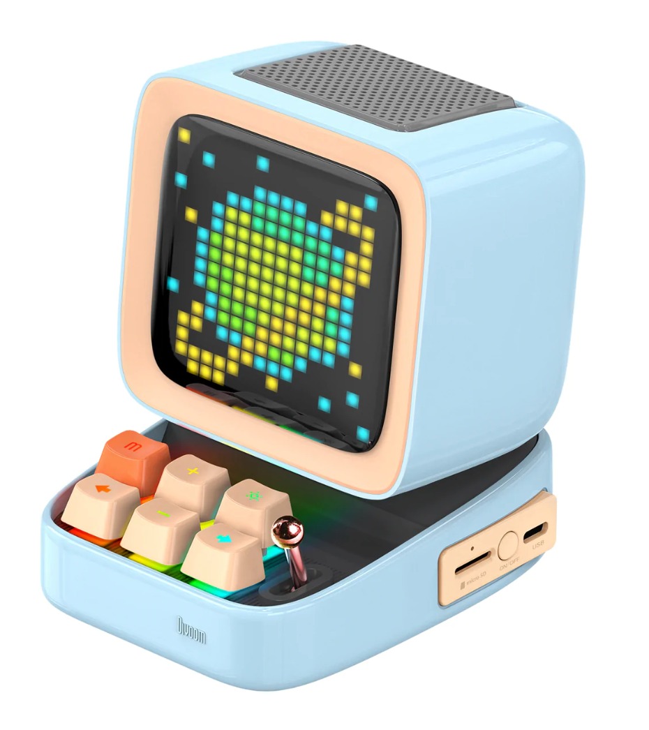 Divoom Ditoo Plus Pixel Art Bluetooth Speaker Retro game, Audio ...