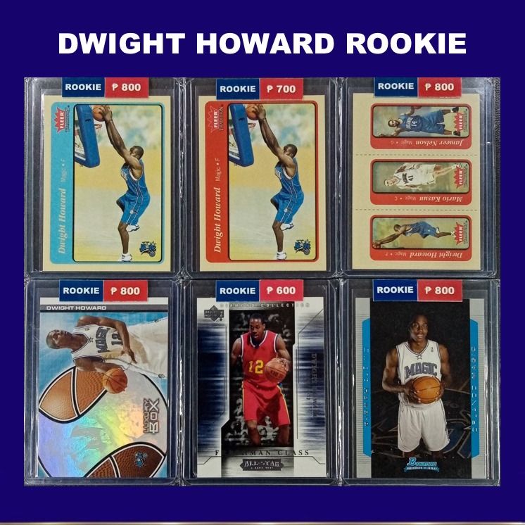 Dwight Howard Rookie NBA Cards in TopLoader, Hobbies & Toys, Toys ...