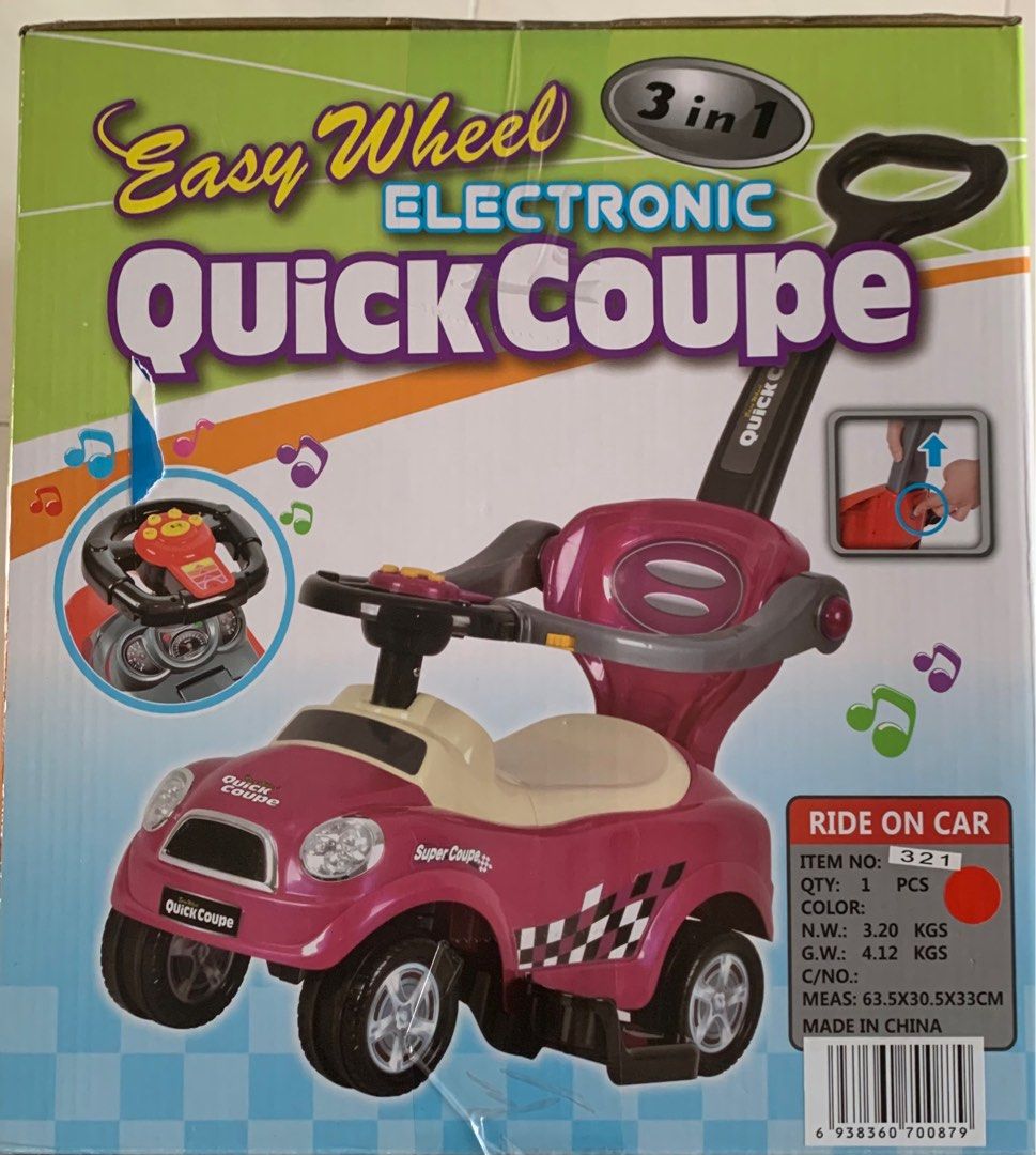 Easy Wheel Quick Coupe Rideon, Hobbies & Toys, Toys & Games on Carousell