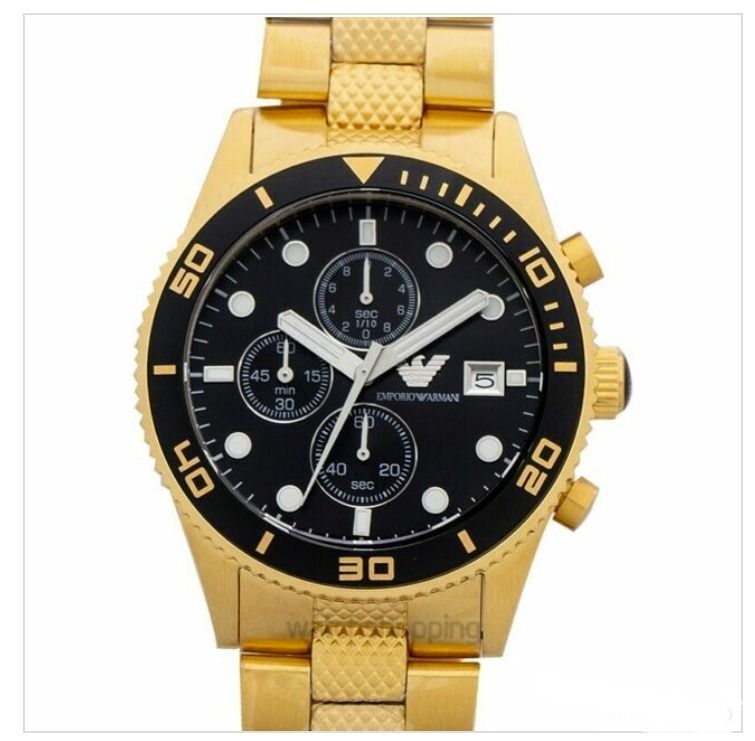 Mens armani watch sale new arrivals