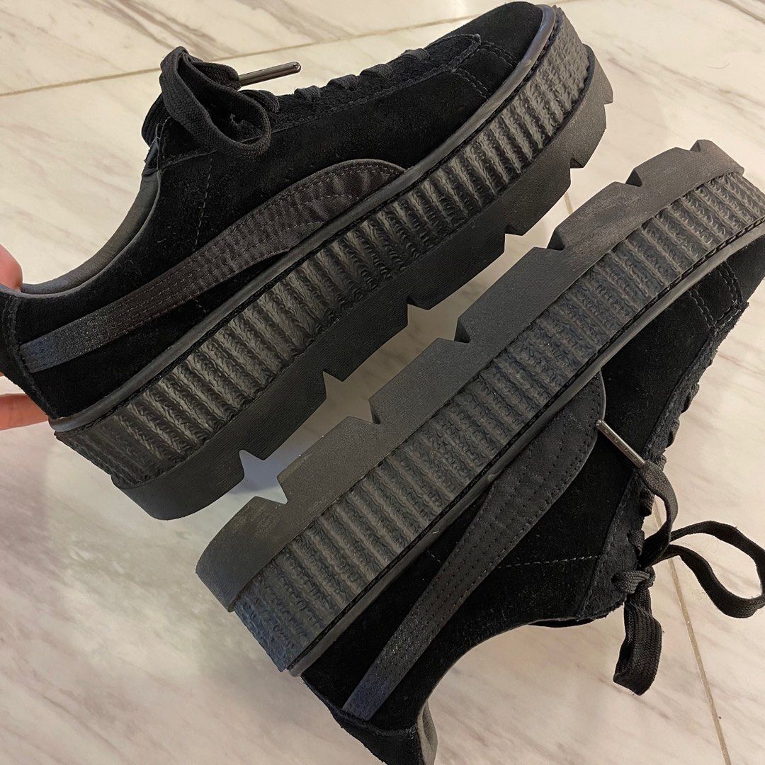 Puma fenty sales shoes black