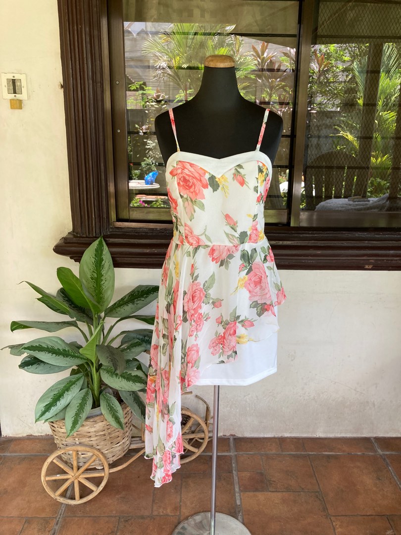 Floral semi deals formal