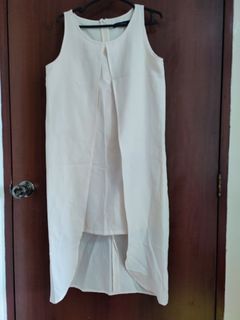Folded & Hung Cream Dress
