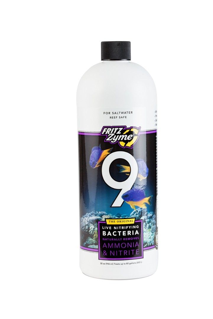 Curated visual reference: Nitrite Tolerant Livestock For Small Aquariums Reference: Fritz Aquatics Fritzzyme 9 32Oz 1L Marine Reef Aquarium Nitrifying