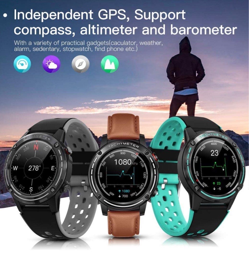 Gandley M GPS Smart Watch Mobile Phones Gadgets Wearables