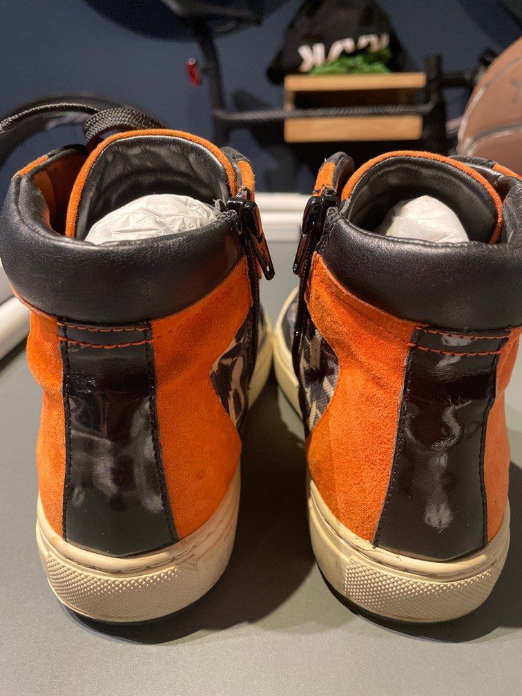 Geox camotartan sneaker top