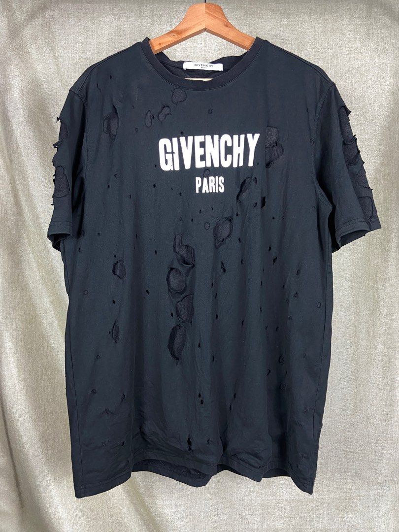 Givenchy deals hole shirt