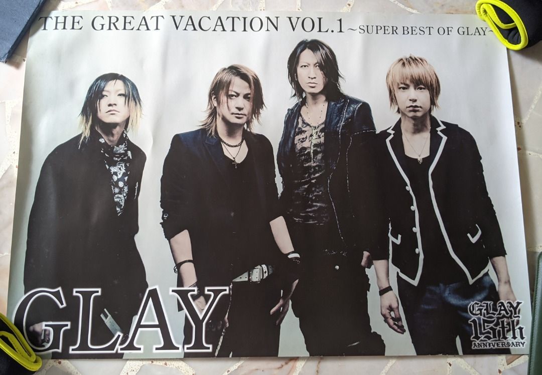 Glay Poster The Great Vacation Hobbies Toys Music Media Music Accessories On Carousell