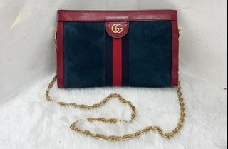 Gucci ophidia navy suede ghw