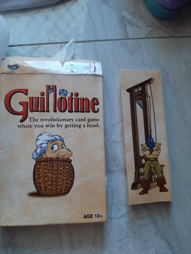 Guillotine card game, Toys & Collectibles, Permainan Papan & Kartu di