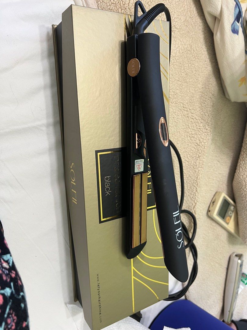 Soleil Hair Straightener with infrared , Beauty & Personal Care, Hair on Carousell