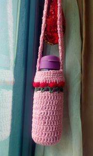 Handmade crochet 🧶 tumbler holder