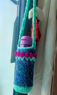 Handmade crochet 🧶 tumbler holder