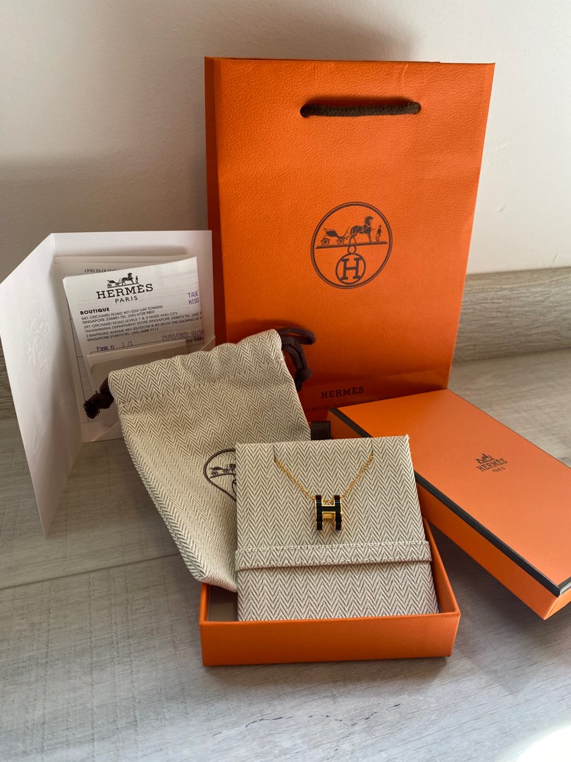 Hermes Pop H Necklace, Luxury, Accessories on Carousell