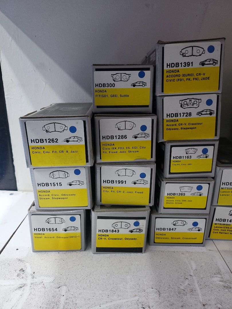Honda Front & Rear Brake Pads Replacement (Category: Car Workshops & Services) located in Singapore. Submitted by p0tat0nah (Listing ID 1198230163, Image 1). Description: 🚨 50% Discount For Honda Front & Rear Brake Pads Replacement! 🎉🎊 (Korean Brand With Minimal Brake Dust) Honda Front Brake Pads Replacement @ $70 Nett (U.P $130-$150) (Civic/Accord/Vezel/HRV/Odyssey/Fit/Stream/Jazz/Freed/City/CRV/Crossroad) Honda Rear Brake Pads Replacement @ 