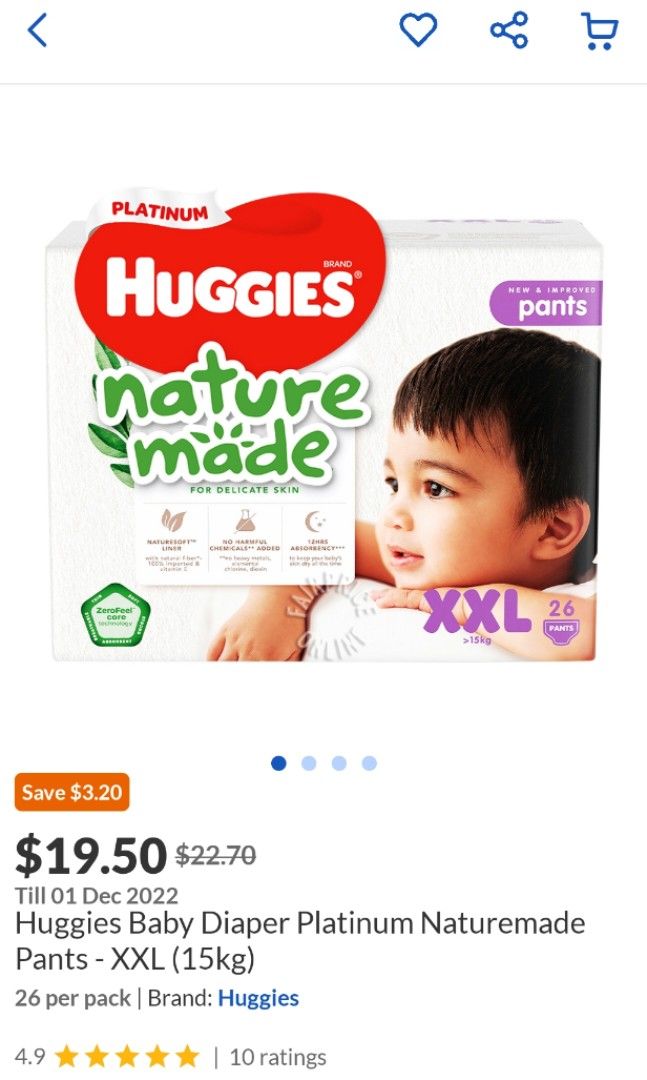 Huggies Diaper Pants, Babies & Kids, Bathing & Changing, Diapers & Baby