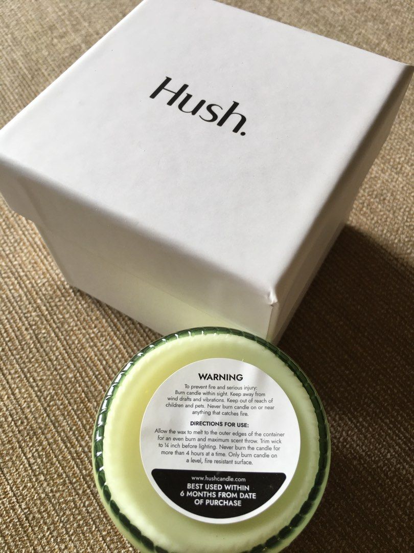 Hush candle, Everything Else on Carousell