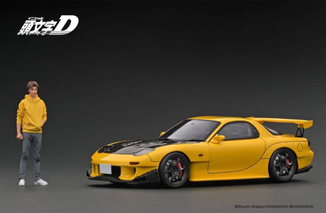 現貨IG IGNITION MODEL 1:18 IG2873 INITIAL D Mazda RX-7 (FD3S 