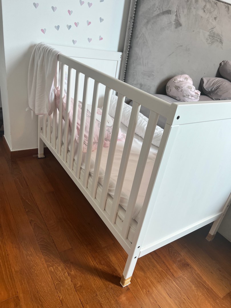 Ikea cot, Babies & Kids, Baby Nursery & Kids Furniture, Cots & Cribs on