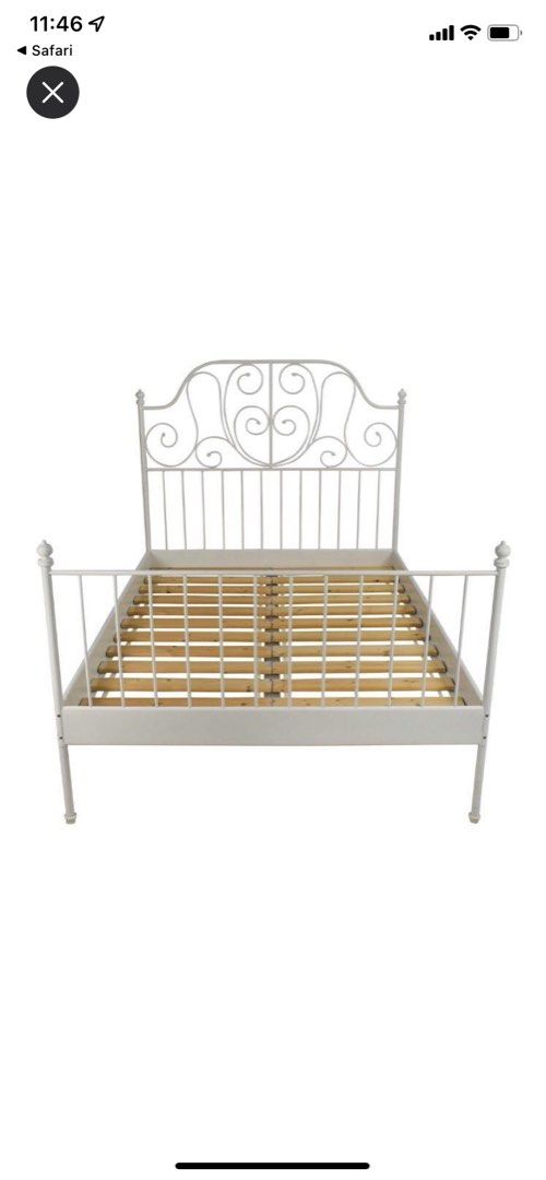 IKEA KING BED FRAME, Furniture & Home Living, Furniture, Bed Frames