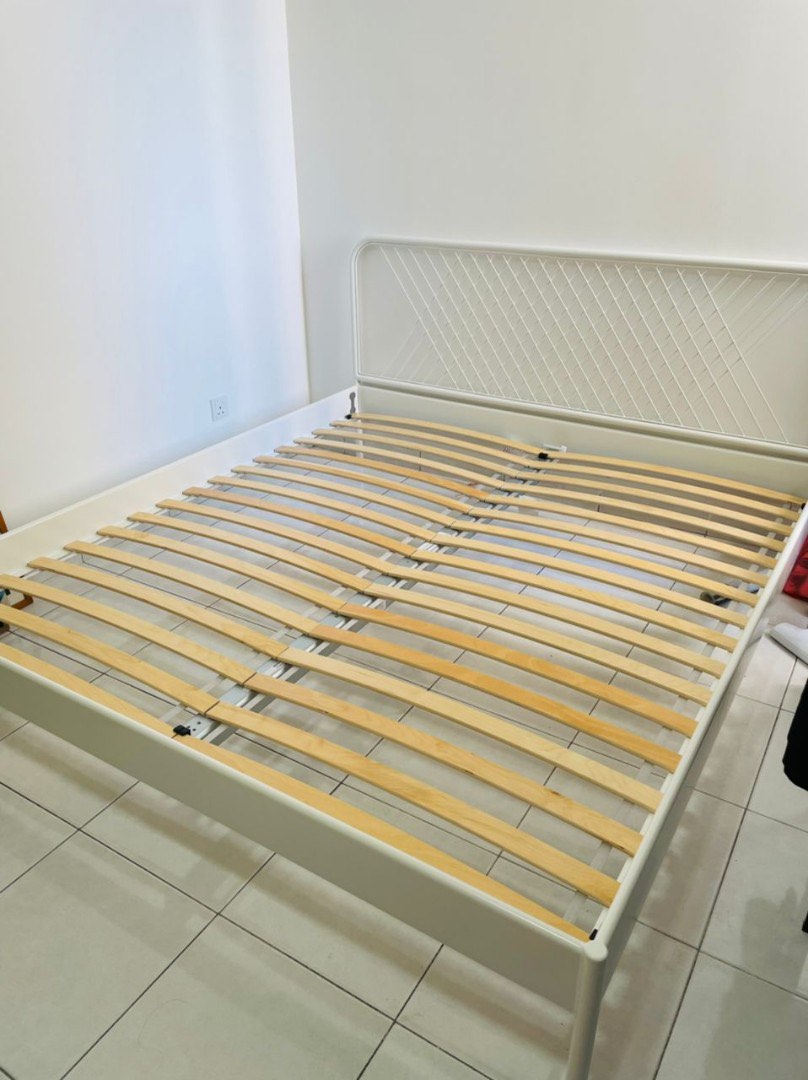 Ikea Nesttun Queen Bed Frame, Furniture & Home Living, Furniture, Bed