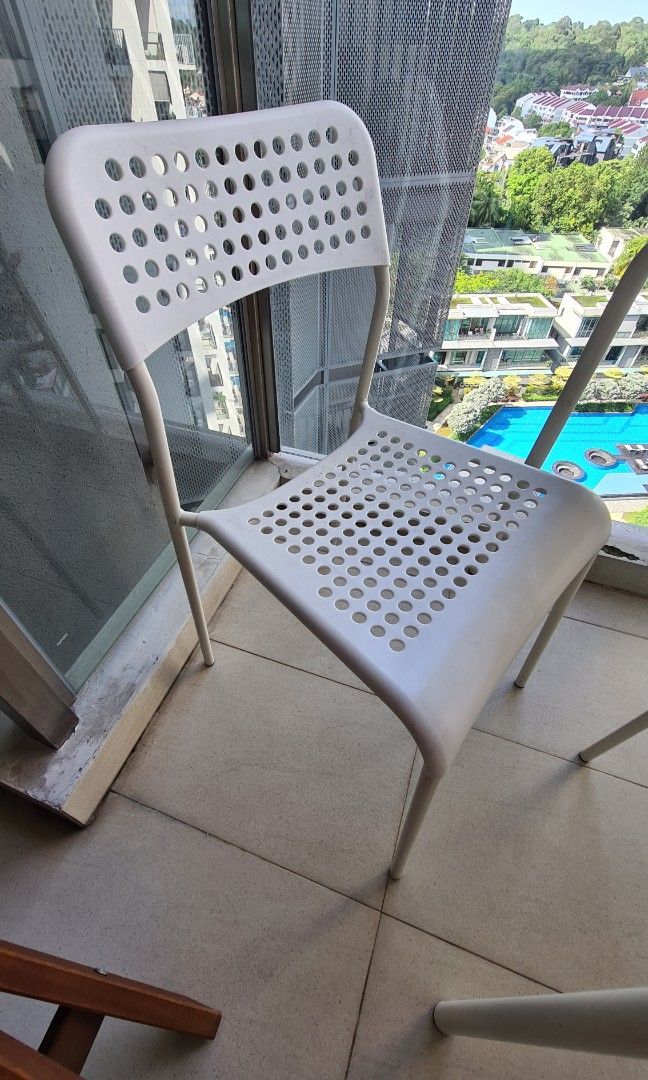 IKEA plastic table and 4 chairs, Furniture & Home Living, Furniture, Tables & Sets on Carousell