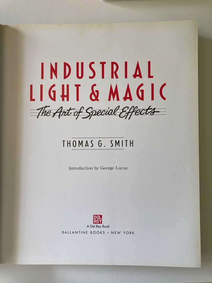 Industrial Light & Magic (The Art of Special Effects) Book, Photography