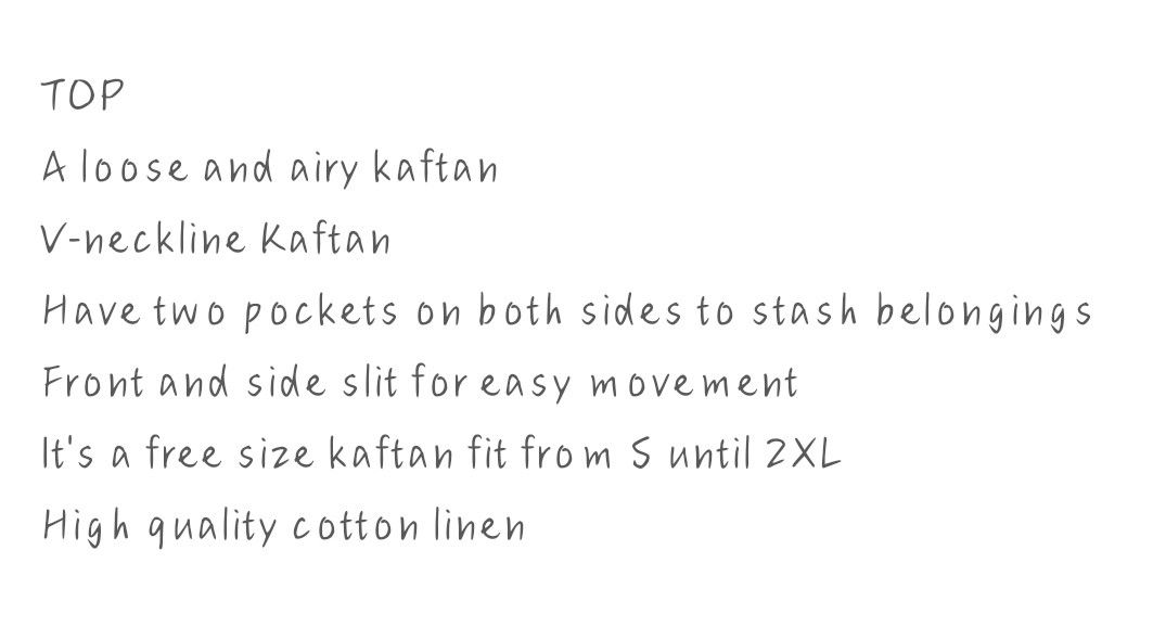 Inhanna Jenna Kaftan, Women's Fashion, Tops, Blouses on Carousell