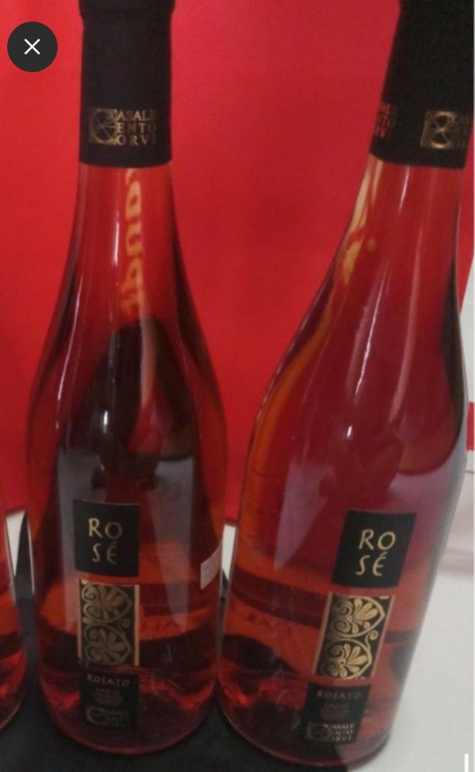 Italian Rose Wine 0.75 litre 12.5, Everything Else on Carousell