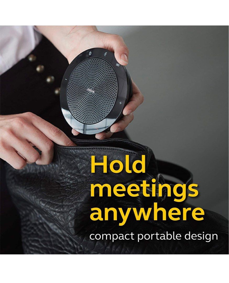 Jabra Speak 510 Wireless Bluetooth Speaker for Softphone and Mobile Phone Retail packaging
