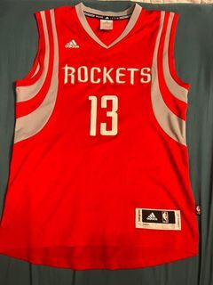 Men's JAMES HARDEN Houston Rockets Adidas SWINGMAN White Stitched Jersey  size L