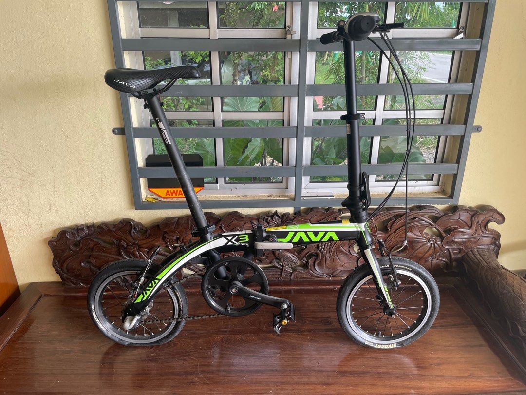 java x3 folding bike