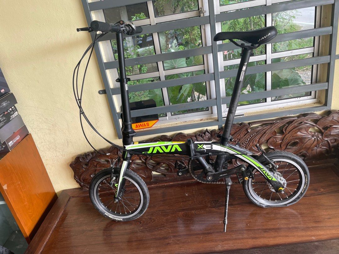 java x3 folding bike