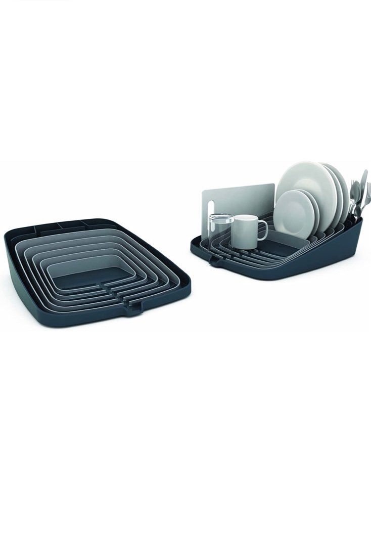 Joseph Joseph Arena SelfDraining Dish Rack, Grey (No Box) for Markdown