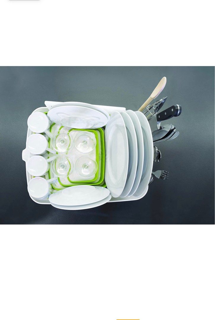 Joseph Joseph Arena SelfDraining Dish Rack, Grey (No Box) for Markdown