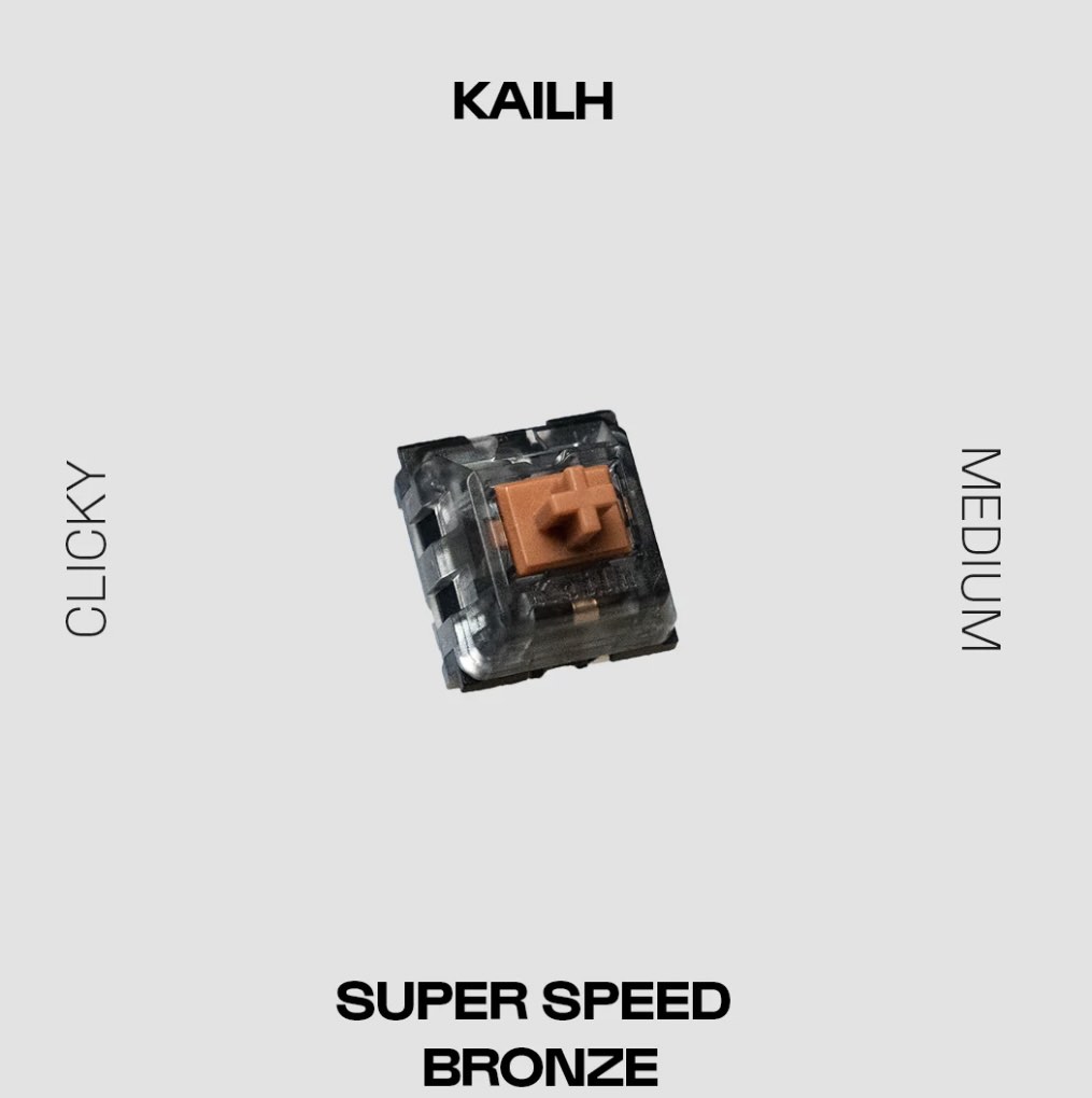 Kailh Super Speed Bronze (Clicky), Computers & Tech, Parts