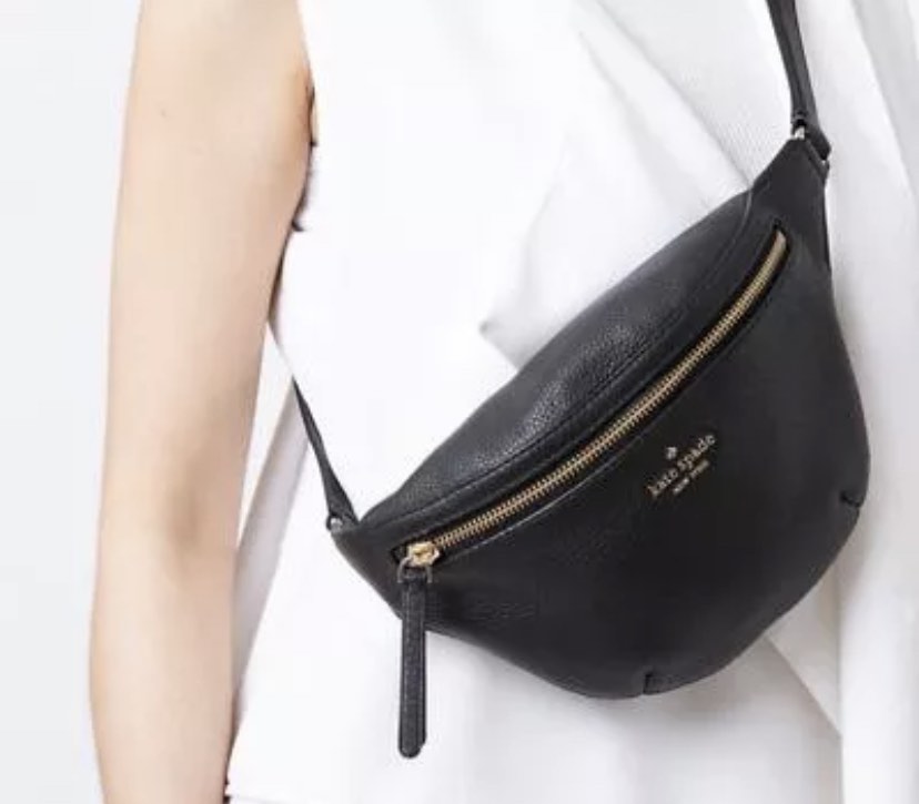 Kate Spade Black Belt Bag, Women's Fashion, Bags & Wallets, Cross-body Bags  on Carousell