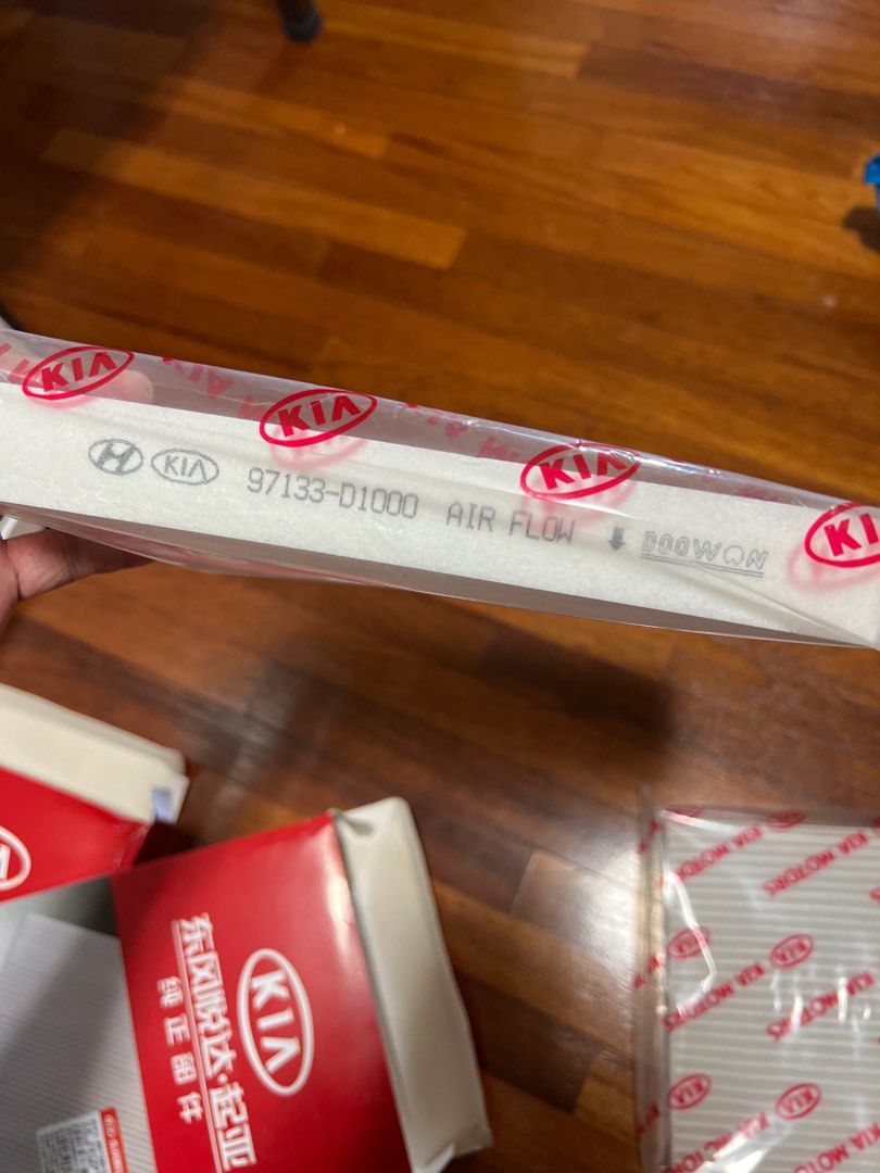Kia Hyundai cabin air filter 97133-D1000, Car Accessories, Accessories ...