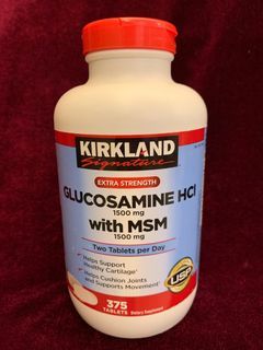Kirkland Glucosamine HCI 1500mg with MSM 1500mg