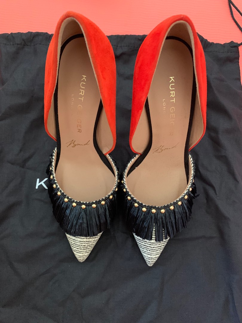 Red kurt geiger heels cheap