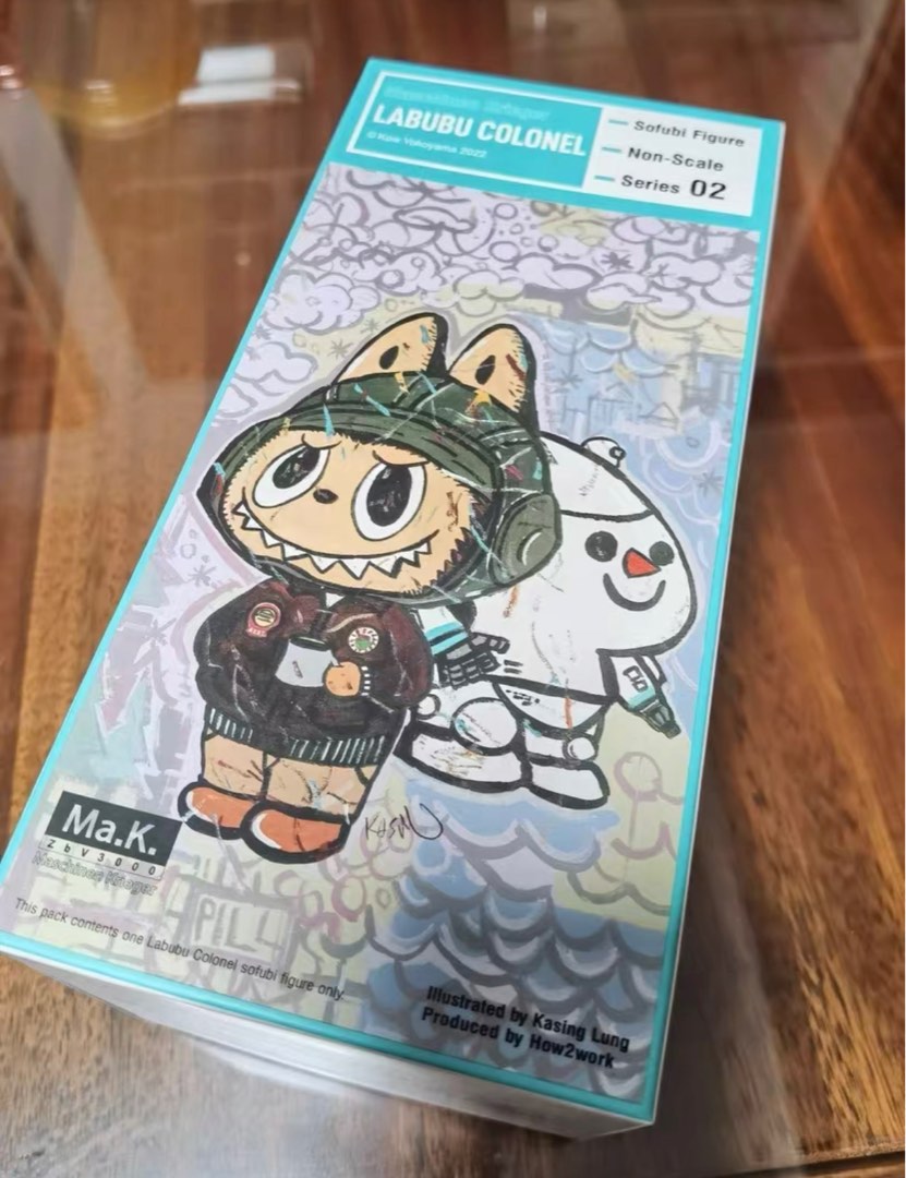 Labubu colonel 空軍大佐 labubu 機甲 飛行員 2代 zimomo sofubi how2work